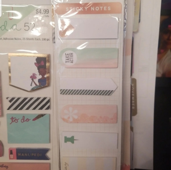 The Happy Planner Rose Gold Sticky Notes